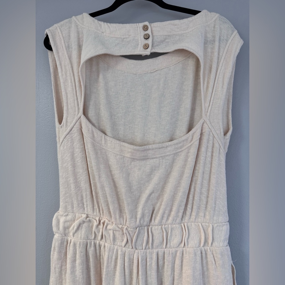 Free People Beach L jumpsuit open back - Picture 6 of 9